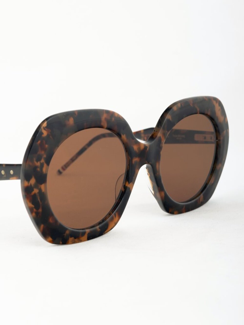 Thom Browne TBS509 Square Tokyo Tortoise Sunglasses - Picture 5 of 8